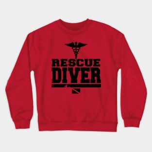 Rescue Diver (distressed) Crewneck Sweatshirt